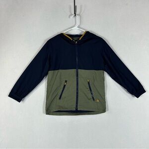 Tommy Bahama Active Jacket Boys L Large 10 12 Blue Green Full Zip Windbreaker